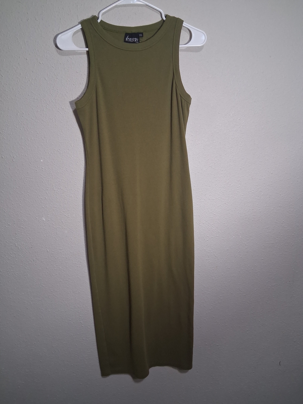 Homebody Olive Tank Midi Dress